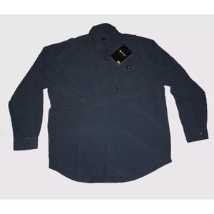 CAT Caterpillar Long sleeve Button Down Shirt XL